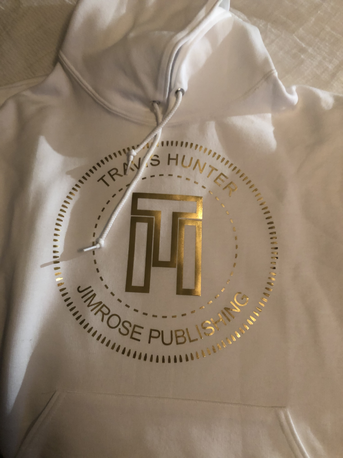 Travis Hunter – TH Hoodie — White & Gold